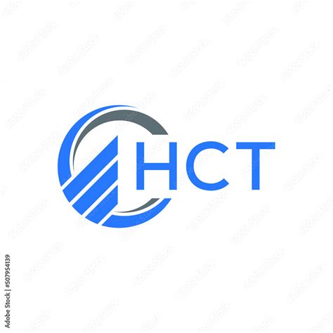 HCI Flat Accounting Logo Design On White Background HCI Creative