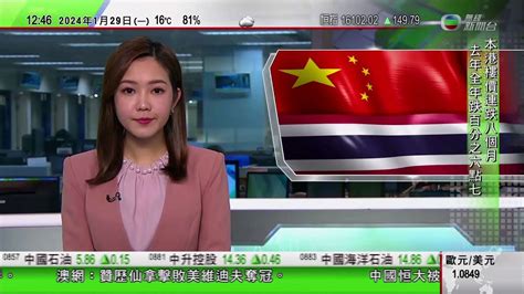 Tvb午間新聞｜王毅曼谷會晤公主詩琳通 冀泰王室為發展中泰友好作新貢獻｜多名中國留學生華盛頓入境遭無端盤查｜香港有人道救援組織到東帝汶捐贈預防登革熱物資｜20240129 香港新聞 Tvb