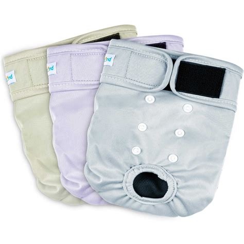 Paw Legend Reusable Female Dog Diapers Pack of 3, No Leak Doggie