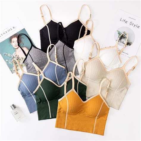 Capin Backless Bralette Push Up Bra Crop Top Bikini Top Beach Wear Padded Bra Shopee Philippines