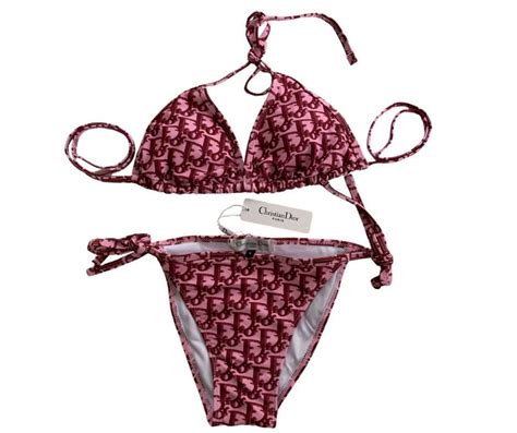 Costum De Baie De Lux Din Doua Piese Bikini Dior Roz Bucuresti Sectorul 5 OLX Ro