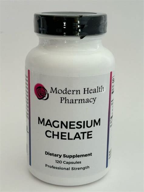 Magnesium Chelate 120ct | Modern Health Pharmacy