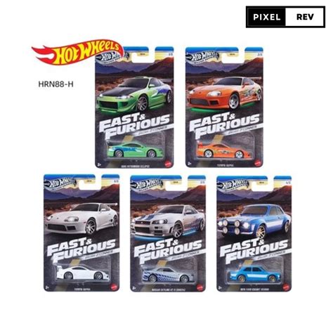 Hot Wheels Fast Furious Brian O Conner Set Of