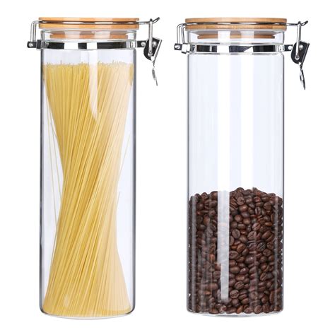 Free Shipping Kkc Home Accents Sealed Glass Spaghetti Storage