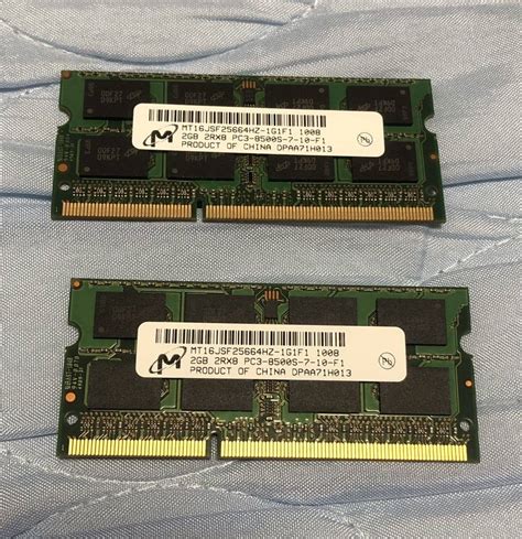 Yahoo オークション Micron PC3 8500S DDR3 ノートパソコン用メモリ