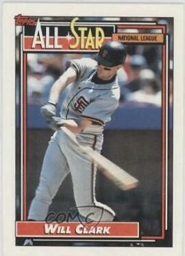 Will Clark #386 Prices | 1992 Topps | Baseball Cards