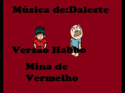 Vers O Habbo Mina De Vermelho Mc Daleste Youtube