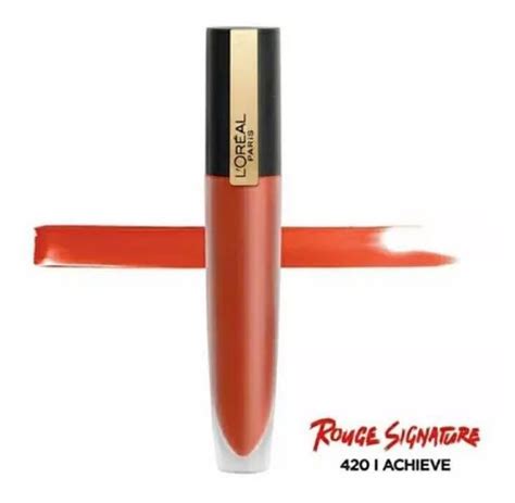 Labial L Or Al Paris Rouge Signature Matte Mercadolibre