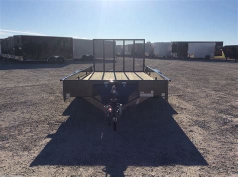 6x14 Utility Trailer For Sale New Rice Trailers Tandem Stealth 82x14 Solid Side Tandem Axle W