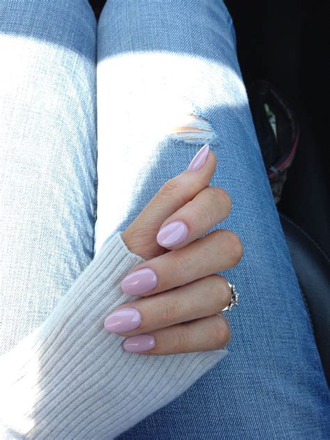 Nude Pink Oval Nails Pink Oval Nails Manicure Y Pedicure Trendy Nails Cute Nails Beauty