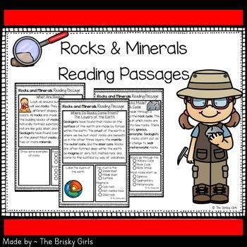 Rocks And Minerals Reading Passages