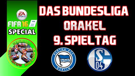 FIFA 16 Bundesliga Orakel Hertha BSC Schalke 04 9 Spieltag YouTube