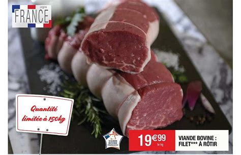 Promo Viande Bovine Filet R Tir Chez Cora Icatalogue Fr