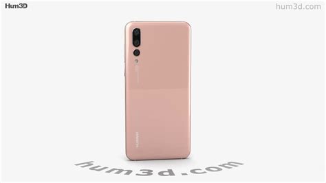 Huawei P20 Pro Pink Gold 3d Model By Youtube