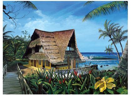 Hawaii Wall Murals - The Hawaiian Home