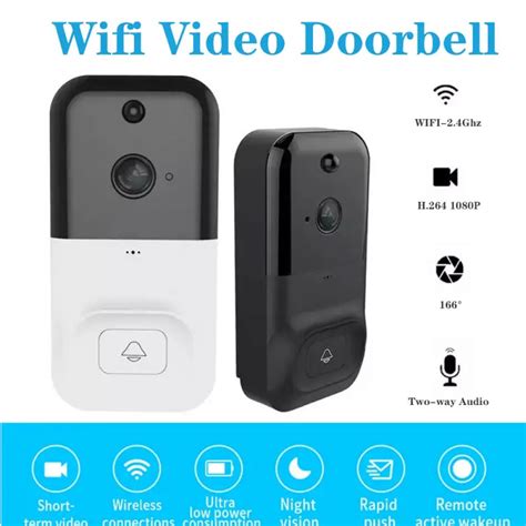 Умный дверной замок Домофон SMART DOORBELL X5 wifi работает от 3x 18650 ...