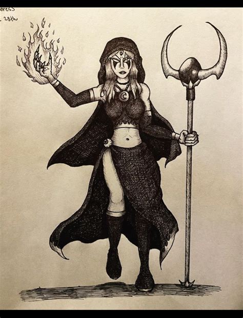 Sorceress Drawing By Octored77x On Deviantart