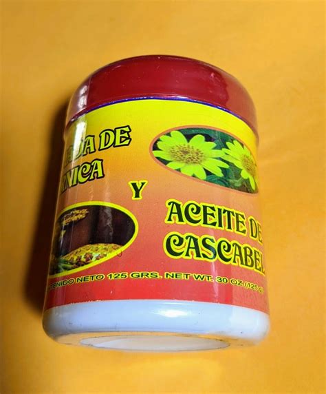 Pomada De Arnica Y Aceite De Cascabel Ointment Form Mex G Other