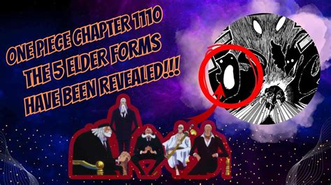 One Piece 1110 Spoilers The 5 Elders Forms Revealed Youtube