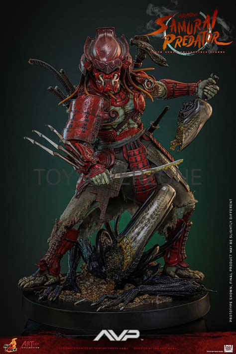 Hot Toys Ac Alien Vs Predator Th Scale Akaoni Samurai Predator Collectible Figure