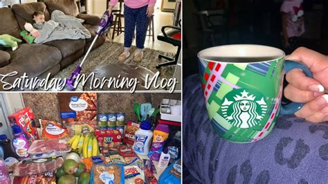 Realistic Saturday Morning Routine Of A Busy Mom Vlog Weekly Walmart