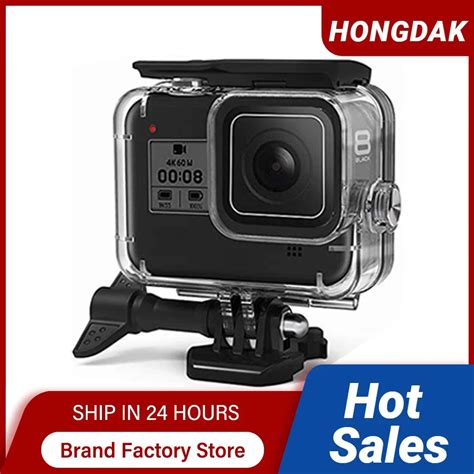 60m-GOPRO8-Waterproof-Protective-Case-GoPro-Hero-8-Black-Diving-Housing ...