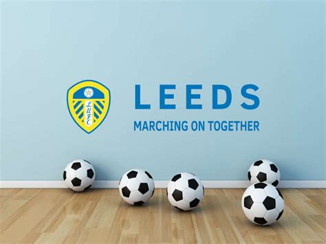 Add this Leeds United Wall Decal Sticker to your décor