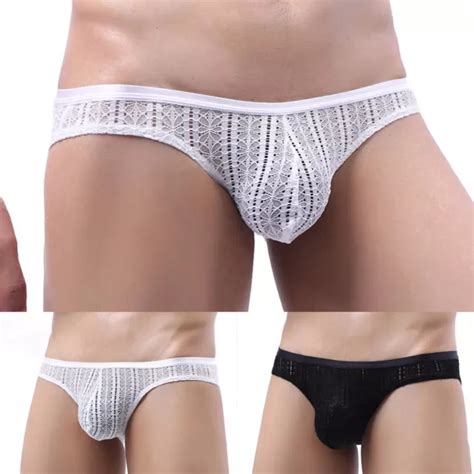 SOUS V TEMENTS SEXY EN Dentelle Pour Hommes De Hauteur Basse Creux G