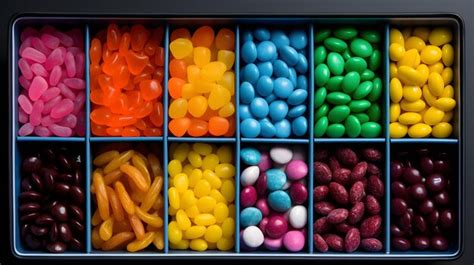 Premium Ai Image An Assortment Of Different Colored Chewy Candies In