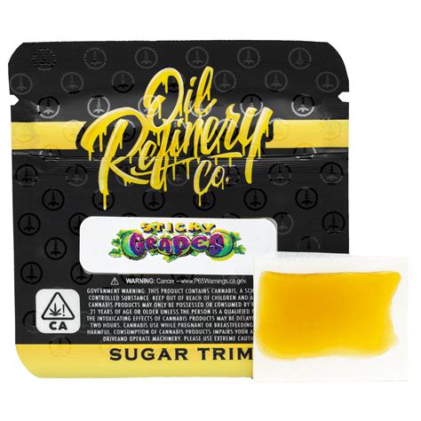 Oil Refinery Co | Sticky Grapes - .5g Sugar Trim - Jungle Boys