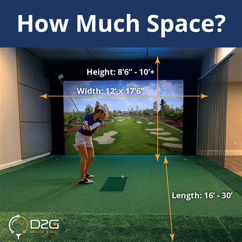 Indoor Golf Simulator Room Dimensions - Design Talk