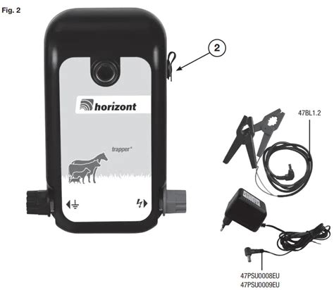 Horizont Trapper AN45 Electric Fencer Instruction Manual