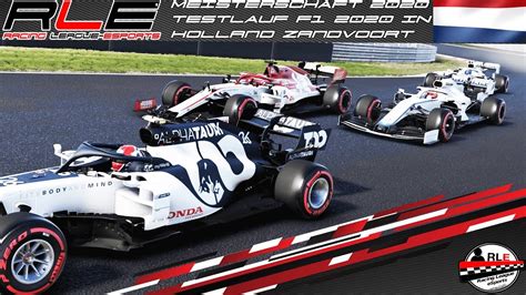 F1 2020 Virtuell Esports Holland Zandvoort RL Esports TESTLAUF 1