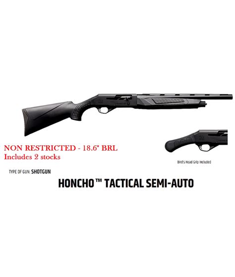 Charles Daly Honcho Tactical Semi Automatic Shotgun 12 Gauge Black