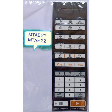 Membrana Para Microondas Mtae 21 22 Midea Shopee Brasil