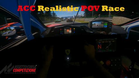 ACC Realistic POV GT3 Race On Triple Monitors Setup Assetto Corsa