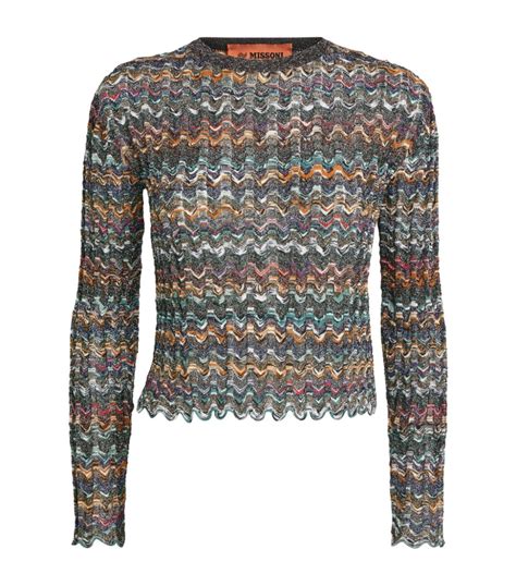 Womens Missoni Multi Metallic Multicoloured Sweater Harrods Uk