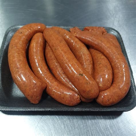 Beef Chorizo Sausage Per Kg Butchers Knife