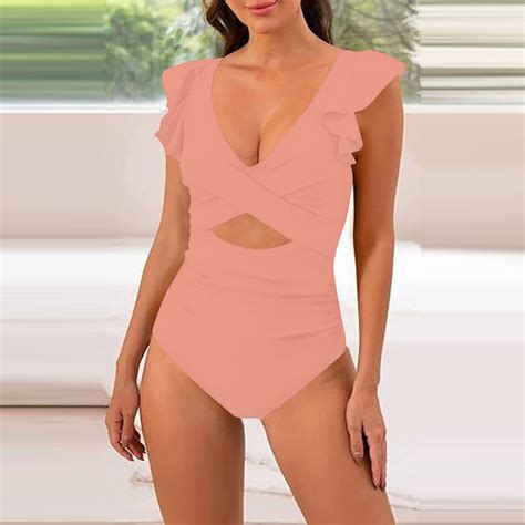 Gotyou Sexy One Piece Swimsuit For Women Women S One Piece Sexy Bikini Fashion Solid Colour