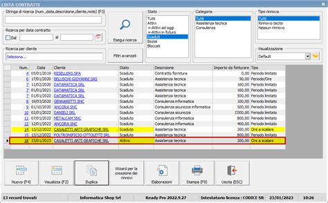 Generazione Manuale Di Un Contratto Di Rinnovo Ready Pro Manuale Utente