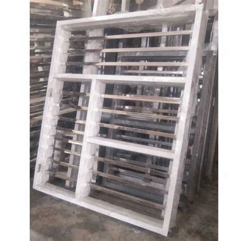 Rectangular Silver Stainless Steel Window Frame Grade Of Material