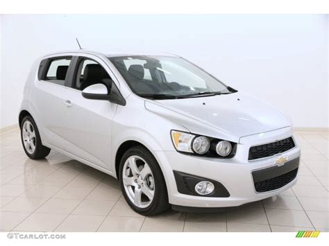 Silver Ice Metallic Chevrolet Sonic Ltz Hatchback Exterior Photo