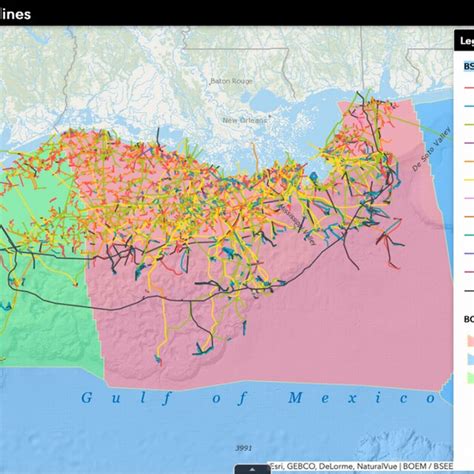 Oil and gas infrastructure—Gulf of Mexico (Source: BSEE, 2021 ...