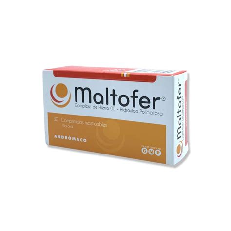 Maltofer Complejo De Hierro Comprimidos Masticables Surfarma