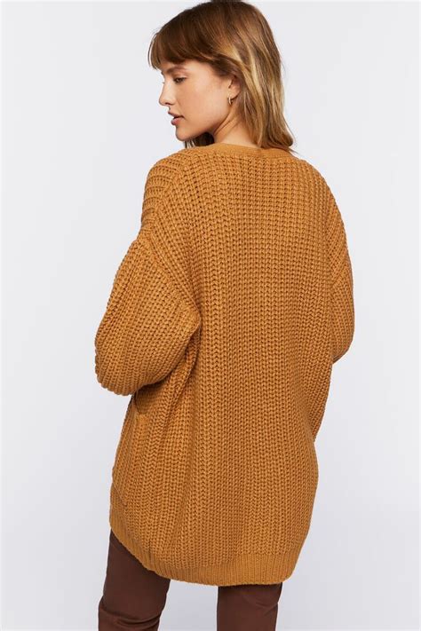 Chunky Knit Cardigan Sweater