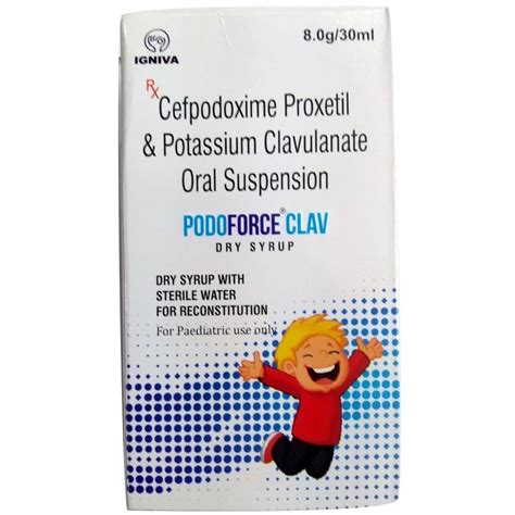 Podoforce Clav Cefpodoxime Proxetil Potassium Clavulanate Oral