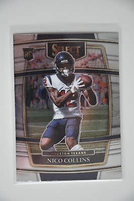 Select Nico Collins Base Concourse Houston Texans Rookie Rc Ebay