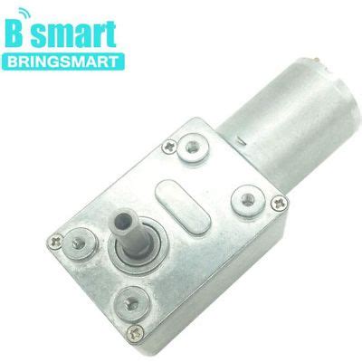 Bringsmart Jgy V Rpm Dc Worm Gear Motor Volt High Torque