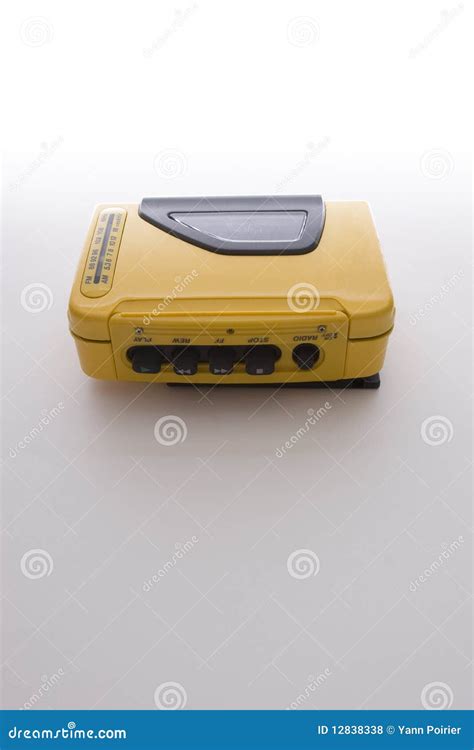 Yellow Walkman Stock Photo Image Of Tough Vintage Player 12838338