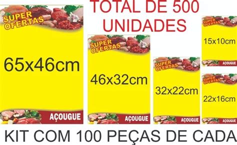 Kit Cartaz Mercado A Ougue Oferta Promo O Medidas Frete Gr Tis